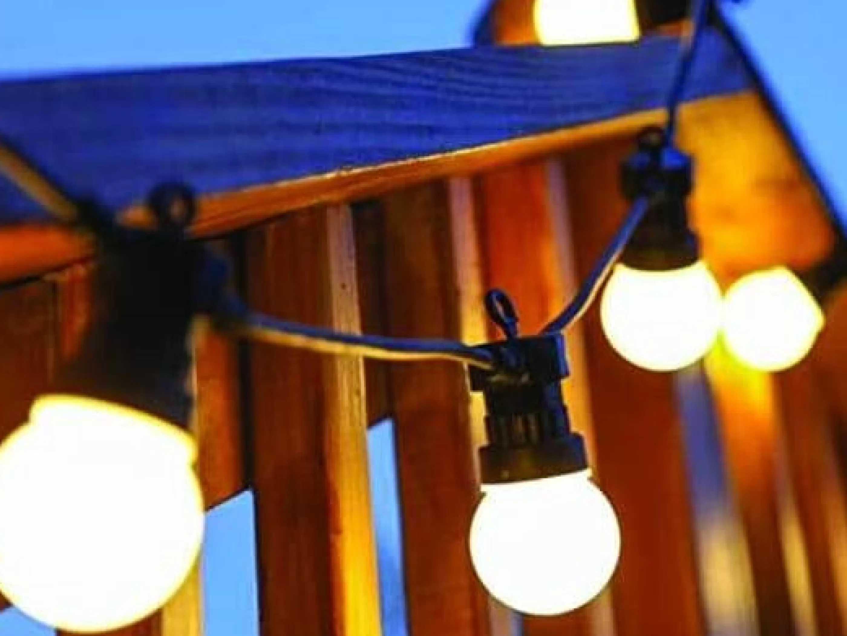 10 Led Heavy Duty Festoon Christmas Lights Warm White Fdl (5M)*Christmas Land Sale