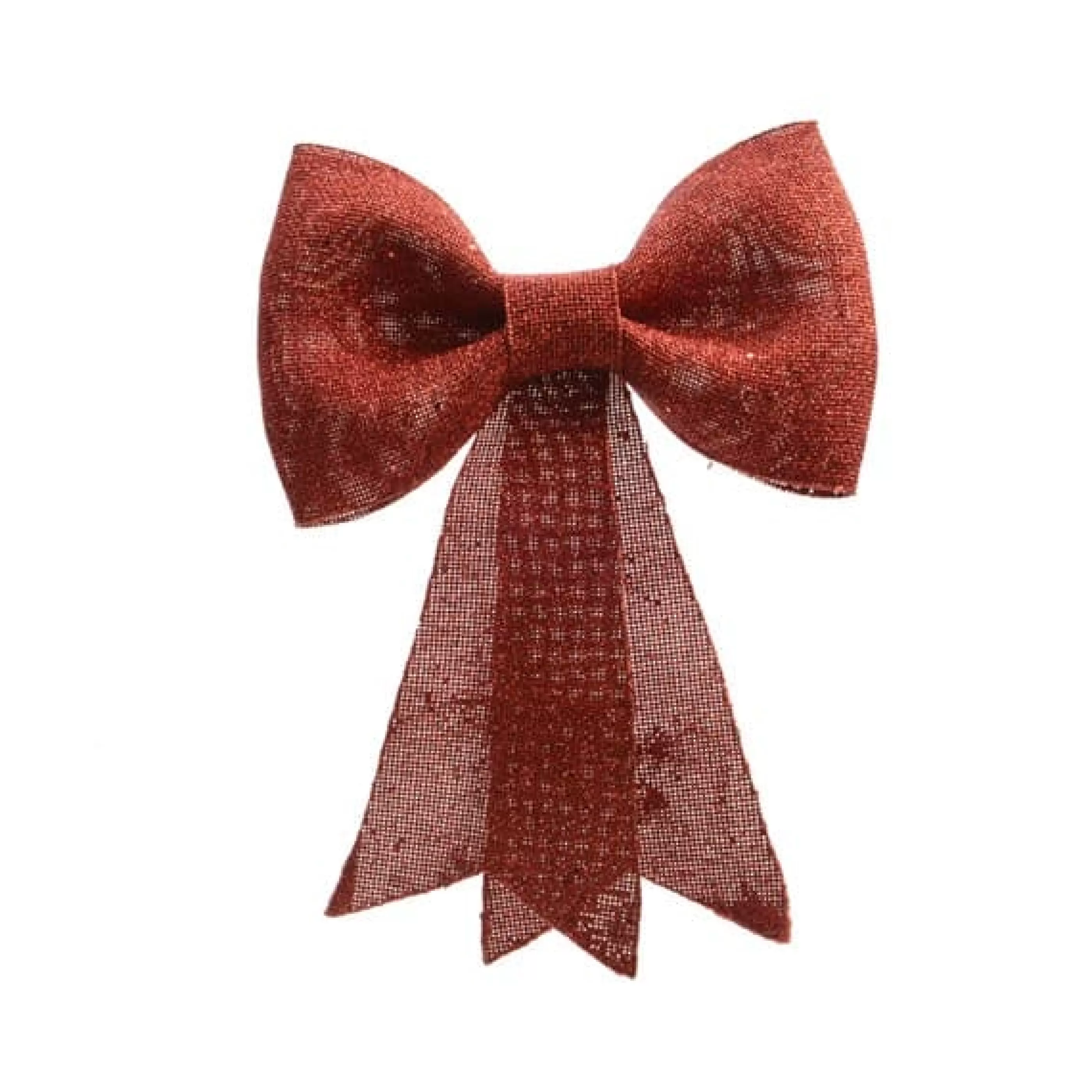 40Cm Red Glitter Bow Large*Christmas Land Best Sale