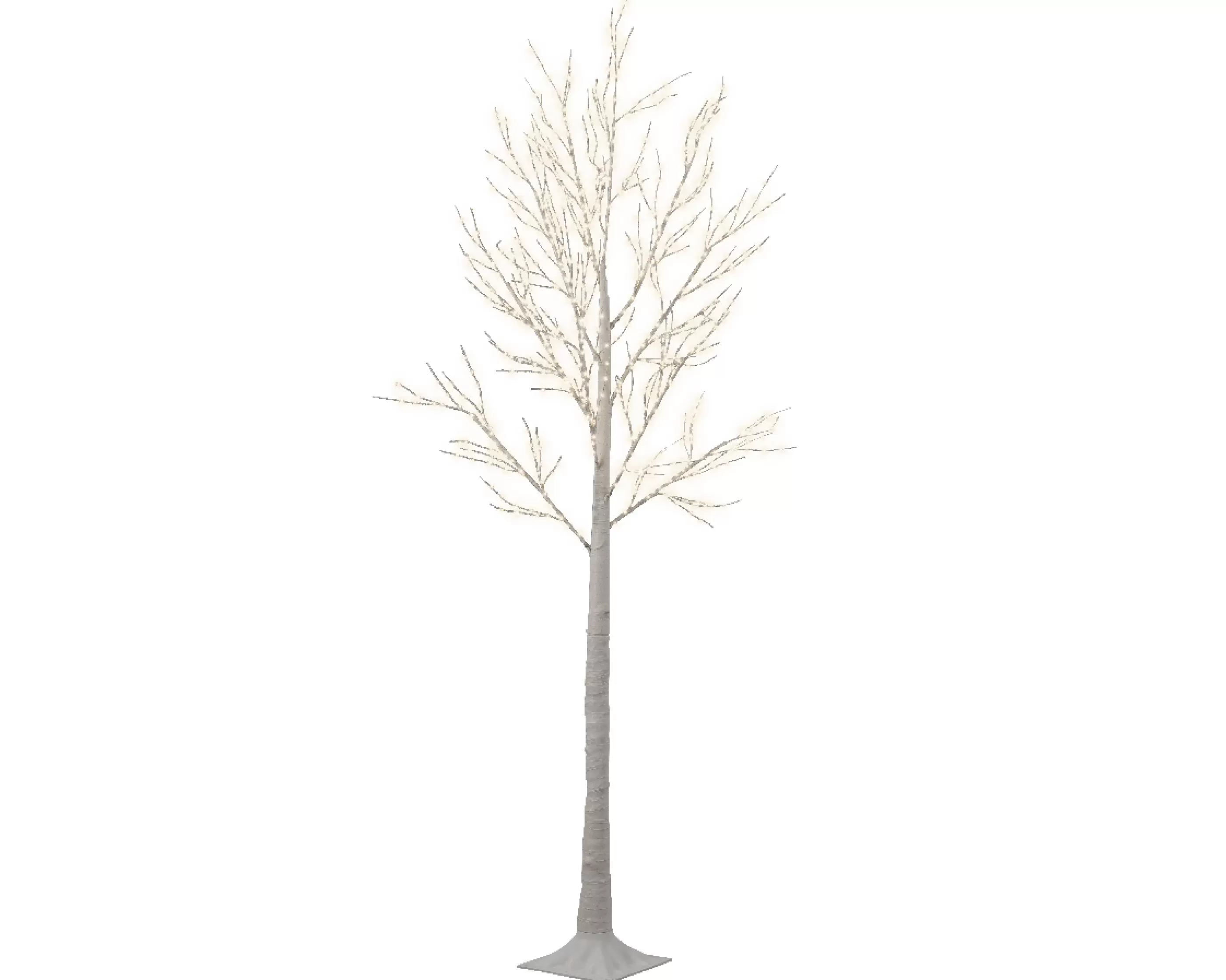 7Ft Warm White Micro Led Birch Tree For Outdoors*Christmas Land Fashion