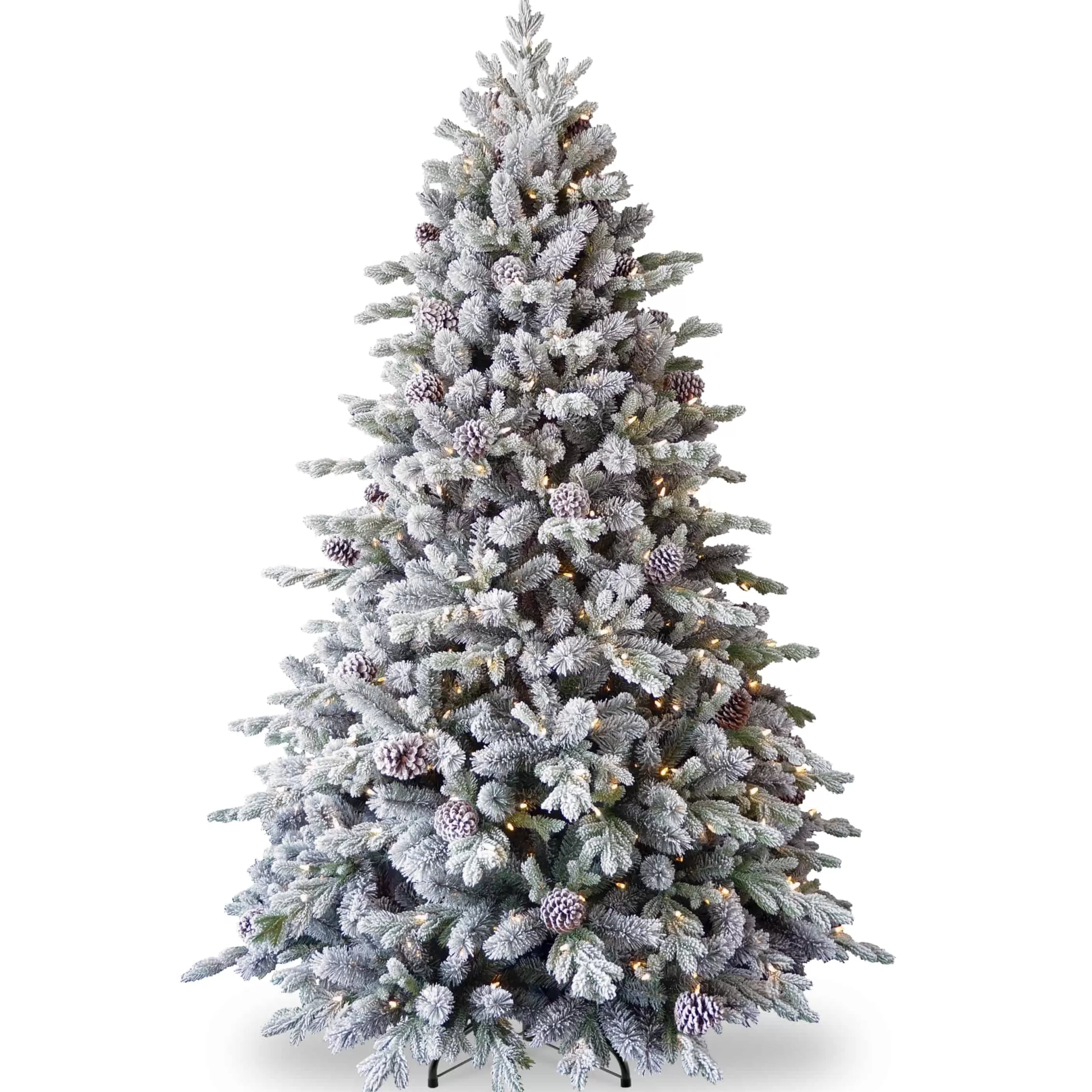 9Ft Feel Real Snowy Waterford Pine Pre-Lit Artificial Christmas Tree*Christmas Land Outlet