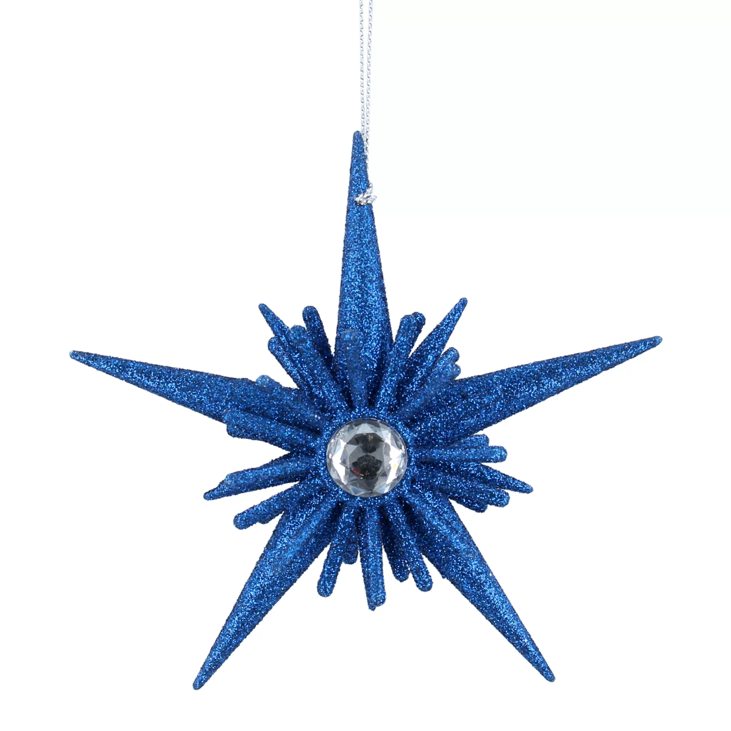 Blue Glitter Acrylic 5-Point Star*Christmas Land Best Sale